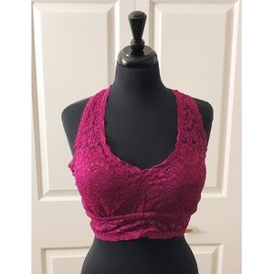 BRALLETTE NWOT PLUS 3X CRANBERRY RED